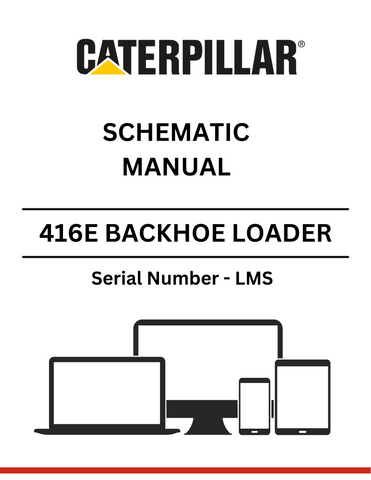 Discover the CAT 416E Backhoe Loader Schematic Manual for S/N - LMS. Access detailed diagrams and specifications to enhance your equipment maintenance.
