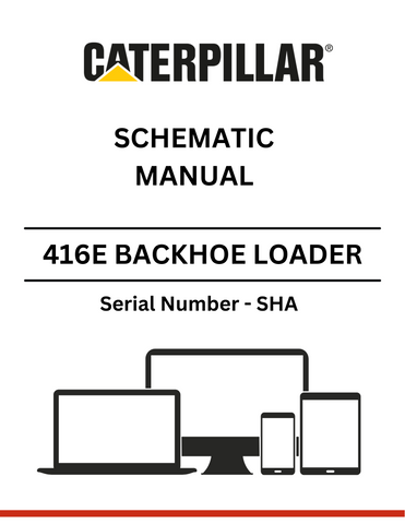 Discover the CAT 416E Backhoe Loader Schematic Manual for S/N SHA. Access detailed diagrams and specifications to enhance your equipment maintenance and repair.