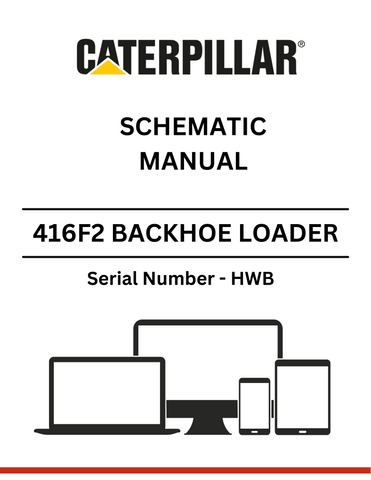 Discover the CAT 416F2 Backhoe Loader Schematic Manual (S/N - HWB). Access detailed diagrams and specifications to enhance your equipment maintenance and repair.