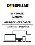 Access the CAT 416 Backhoe Loader Schematic Manual (S/N 5PC10762-UP) to explore comprehensive details on the efficient 4.236 diesel engine.