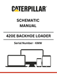Discover the CAT 420E Backhoe Loader Schematic Manual (S/N - KMW). Access detailed diagrams and specifications to enhance your equipment maintenance and repair.