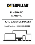 Explore the CAT 424D Backhoe Loader Schematic Manual (S/N BKR00001-00528) to enhance your understanding of the 3054 engine and its functionalities.