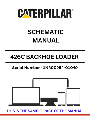 Discover the CAT 426C Backhoe Loader Schematic Manual for S/N 1NR00954-01049, powered by the reliable 3054 engine. Essential resource for operators and technicians.