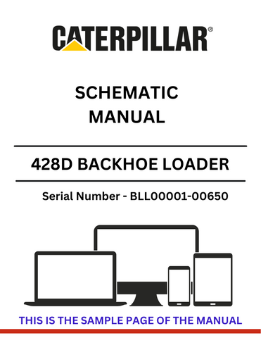 Discover the CAT 428D Backhoe Loader Schematic Manual for models S/N BLL00001-00650, powered by the reliable 3054 engine. Access essential diagrams and details.