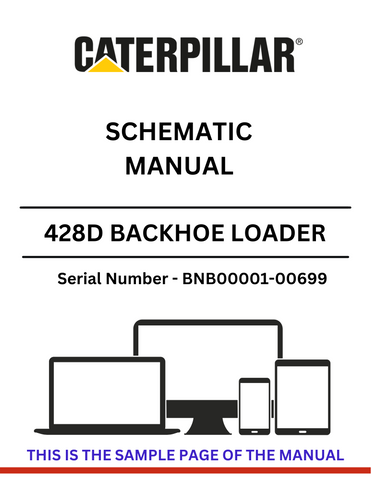 Explore the CAT 428D Backhoe Loader Schematic Manual (S/N BNB00001-00699) with essential details powered by the efficient 3054 engine for enhanced operation.