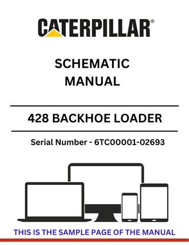 Discover the CAT 428 Backhoe Loader Schematic Manual for S/N 6TC00001-02693. Access detailed diagrams and specifications to enhance your equipment maintenance.