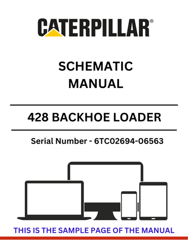 Access the CAT 428 Backhoe Loader Schematic Manual (S/N 6TC02694-06563) for comprehensive guidance, powered by the reliable T4.236 diesel engine.