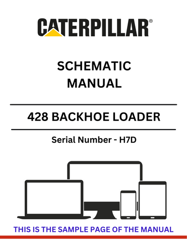 Explore the CAT 428 Backhoe Loader Schematic Manual (S/N - H7D) to enhance your understanding of its mechanics. A must-have for effective operation and troubleshooting.