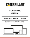 Access the CAT 436C Backhoe Loader Schematic Manual for S/N 1FR01416-01421. Explore comprehensive details powered by the robust 3054 engine.
