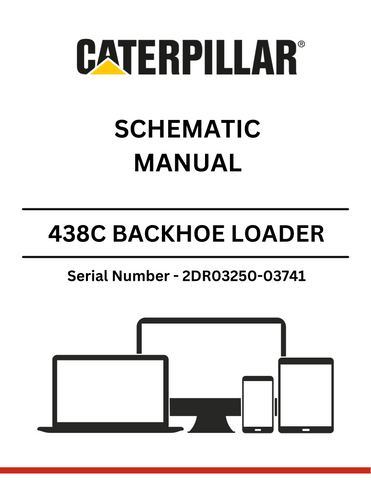 Discover the CAT 438C Backhoe Loader Schematic Manual for S/N 2DR03250-03741, powered by the reliable 3054 engine. Essential resource for operators and technicians.