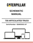 Discover the CAT 730 Articulated Truck USN Schematic Manual for S/N B1M00001-UP. Access detailed schematics and enhance your maintenance capabilities today.