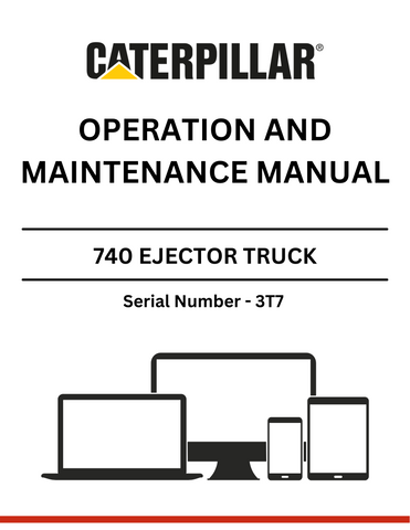 Discover the CAT 740 Ejector Truck Schematic Manual (S/N - 3T7) for detailed insights and technical specifications to enhance your operational efficiency.
