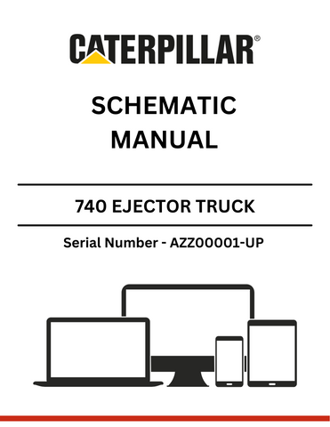 Discover the CAT 740 Ejector Truck Schematic Manual for S/N AZZ00001-UP, powered by the 3406E engine. Access detailed schematics and technical insights.