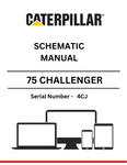 Discover the CAT 75 Challenger Schematic Manual (S/N - 4CJ) for detailed insights and technical guidance. Perfect for maintenance and repair professionals.