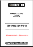 Discover the essential CAT 769C and 771C Truck Parts Catalog Manual, specifically designed for serial numbers 01X00001 and up. This comprehensive guide is powered by the robust 3408E engine, ensuring you have the most accurate and detailed information at your fingertips.