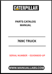 Discover the essential CAT 769C Truck Parts Catalog Manual, specifically designed for serial numbers 01X06600 and up, powered by the robust 3408 engine. This comprehensive manual serves as your go-to resource for identifying and sourcing the right parts for your CAT 769C truck, ensuring optimal performance and longevity.