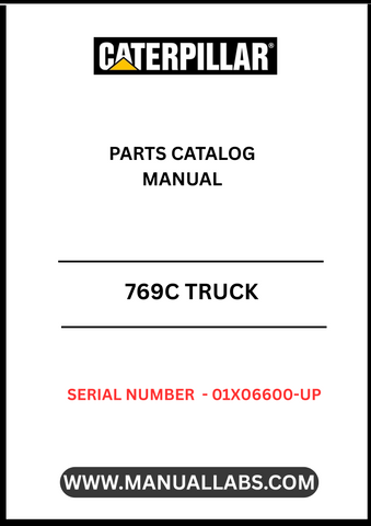 Discover the essential CAT 769C Truck Parts Catalog Manual, specifically designed for serial numbers 01X06600 and up, powered by the robust 3408 engine. This comprehensive manual serves as your go-to resource for identifying and sourcing the right parts for your CAT 769C truck, ensuring optimal performance and longevity.
