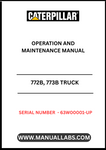  Enhance your operational efficiency with the CAT 772B and 773B Truck Operation and Maintenance Manual, specifically designed for models with serial numbers 63W00001 and up. This comprehensive guide provides essential insights into the functionality and maintenance of your truck, ensuring optimal performance powered by the robust 3412E engine.