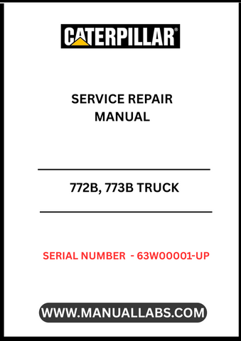 Unlock the full potential of your CAT 772B and 773B trucks with our comprehensive Service Repair Manual, specifically designed for serial numbers 63W00001 and up. This manual is an essential resource for anyone looking to maintain or repair their equipment powered by the robust 3412E engine.