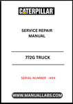 Discover the ultimate resource for maintaining your CAT 772G Truck with the comprehensive Service Repair Manual, specifically designed for serial number KEX. This manual is an essential tool for technicians and operators alike, providing detailed instructions and insights to ensure your equipment runs smoothly and efficiently.