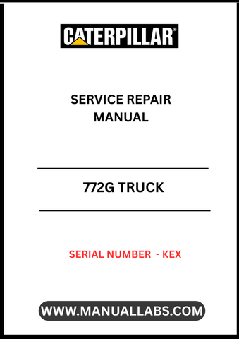 Discover the ultimate resource for maintaining your CAT 772G Truck with the comprehensive Service Repair Manual, specifically designed for serial number KEX. This manual is an essential tool for technicians and operators alike, providing detailed instructions and insights to ensure your equipment runs smoothly and efficiently.