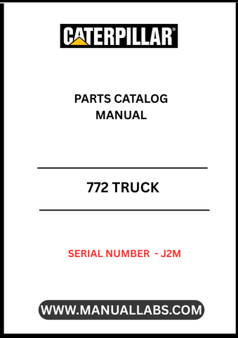 Discover the essential CAT 772 Truck Parts Catalog Manual, specifically designed for serial number J2M. This comprehensive guide is your go-to resource for identifying and sourcing the right parts for your CAT 772 truck, ensuring optimal performance and longevity.