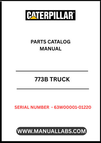 Discover the essential CAT 773B Truck Parts Catalog Manual, specifically designed for serial numbers 63W00001-01220 and powered by the robust 3412 engine. This comprehensive manual serves as your go-to resource for identifying and sourcing the right parts for your CAT 773B truck, ensuring optimal performance and longevity.