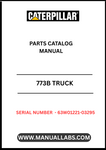 Discover the essential CAT 773B Truck Parts Catalog Manual, specifically designed for serial numbers 63W01221-03295 and powered by the robust 3412 engine. This comprehensive manual serves as your go-to resource for identifying and sourcing the right parts for your CAT 773B truck, ensuring optimal performance and longevity.