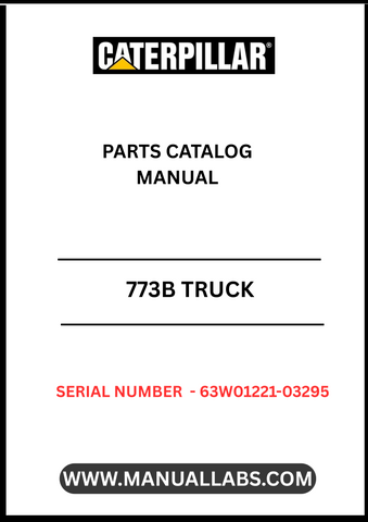 Discover the essential CAT 773B Truck Parts Catalog Manual, specifically designed for serial numbers 63W01221-03295 and powered by the robust 3412 engine. This comprehensive manual serves as your go-to resource for identifying and sourcing the right parts for your CAT 773B truck, ensuring optimal performance and longevity.