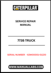 Introducing the CAT 773B Truck Service Repair Manual, specifically designed for serial numbers 63W00001-01220 and powered by the robust 3412 engine. This comprehensive manual is an essential resource for technicians and operators, providing detailed insights into maintenance, troubleshooting, and repair procedures tailored for the CAT 773B model.