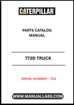 Discover the essential CAT 773D Truck Parts Catalog Manual, specifically designed for serial number 7CS. This comprehensive guide is your go-to resource for identifying and sourcing the right parts for your CAT 773D truck, ensuring optimal performance and longevity.