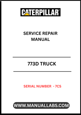 The CAT 773D Truck Service Repair Manual (S/N - 7CS) is an essential resource for any technician or operator looking to maintain and repair their heavy-duty equipment. This comprehensive manual provides detailed instructions, diagrams, and specifications tailored specifically for the CAT 773D model, ensuring you have the right information at your fingertips.