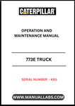 Discover the essential CAT 773E Truck Operation and Maintenance Manual, specifically designed for serial number KEG. This comprehensive guide is your go-to resource for understanding the intricacies of operating and maintaining your CAT 773E truck, ensuring optimal performance and longevity.
