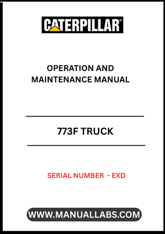 Discover the essential CAT 773F Truck Operation and Maintenance Manual, specifically designed for serial number EXD. This comprehensive guide is your go-to resource for understanding the operational intricacies and maintenance requirements of your CAT 773F truck, ensuring optimal performance and longevity.
