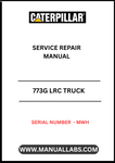Discover the essential CAT 773G LRC Truck Service Repair Manual, specifically designed for serial number MWH. This comprehensive guide is your go-to resource for maintaining and repairing your CAT 773G LRC truck, ensuring optimal performance and longevity.