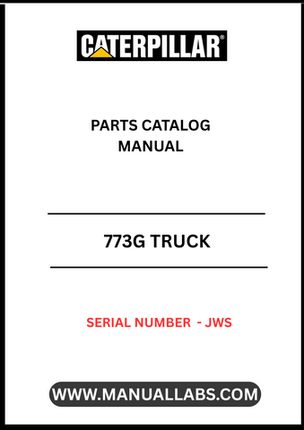 Discover the essential CAT 773G Truck Parts Catalog Manual, specifically designed for serial number JWS. This comprehensive manual serves as your go-to resource for identifying and sourcing the right parts for your CAT 773G truck, ensuring optimal performance and longevity.