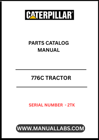 Discover the essential CAT 776C Tractor Parts Catalog Manual, specifically designed for serial number 2TK. This comprehensive manual serves as your go-to resource for identifying and sourcing the right parts for your CAT 776C tractor, ensuring optimal performance and longevity.