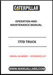  Enhance your operational efficiency with the CAT 777D Truck Operation and Maintenance Manual, specifically designed for serial numbers 4YC00001 and up. This comprehensive guide provides essential insights into the functionality and maintenance of your CAT 777D truck, powered by the robust 3508B engine.