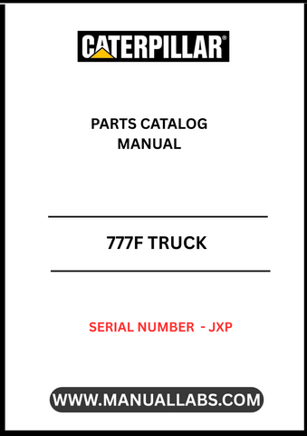 Discover the essential CAT 777F Truck Parts Catalog Manual, specifically designed for serial number JXP. This comprehensive guide is your go-to resource for identifying and sourcing the right parts for your CAT 777F truck, ensuring optimal performance and longevity.