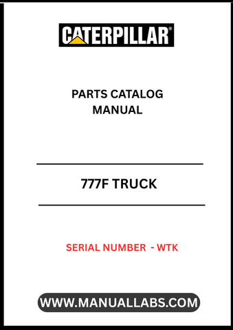 Discover the essential CAT 777F Truck Parts Catalog Manual, specifically designed for serial number WTK. This comprehensive guide is your go-to resource for identifying and sourcing the right parts for your CAT 777F truck, ensuring optimal performance and longevity.