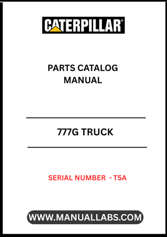 Discover the essential CAT 777G Truck Parts Catalog Manual, specifically designed for serial number T5A. This comprehensive manual serves as your go-to resource for identifying and sourcing the right parts for your CAT 777G truck, ensuring optimal performance and longevity.