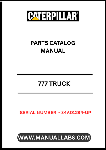 Discover the ultimate resource for maintaining and repairing your CAT 777 Truck with the comprehensive Parts Catalog Manual, specifically designed for serial numbers 84A01284 and up. This manual is powered by the robust D348 engine, ensuring you have the most accurate and detailed information at your fingertips.