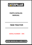Discover the essential CAT 784B Tractor Parts Catalog Manual, specifically designed for serial number 5RK. This comprehensive manual is your go-to resource for identifying and sourcing the right parts for your CAT 784B tractor, ensuring optimal performance and longevity.