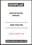  Ensure your CAT 784B Tractor operates at peak performance with the comprehensive Service Repair Manual, specifically designed for serial number 5RK. This manual is an essential resource for technicians and operators alike, providing detailed instructions and insights into maintenance and repair procedures.