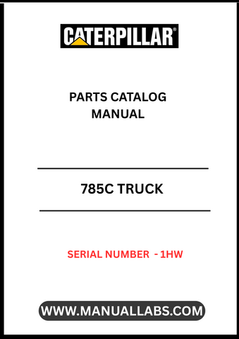 Discover the essential CAT 785C Truck Parts Catalog Manual, specifically designed for serial number 1HW. This comprehensive guide is an invaluable resource for anyone looking to maintain or repair their CAT 785C truck, ensuring you have access to the most accurate and detailed information available.