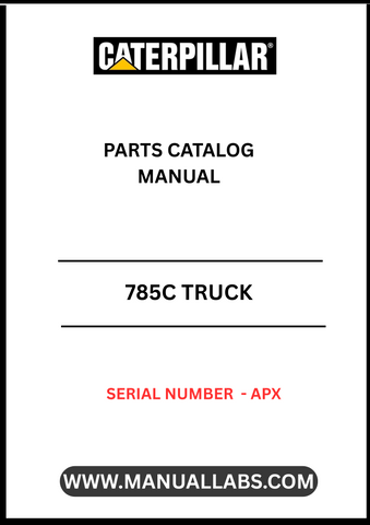 Discover the essential CAT 785C Truck Parts Catalog Manual, designed specifically for serial number APX. This comprehensive guide is your go-to resource for identifying and sourcing the right parts for your CAT 785C truck, ensuring optimal performance and longevity.
