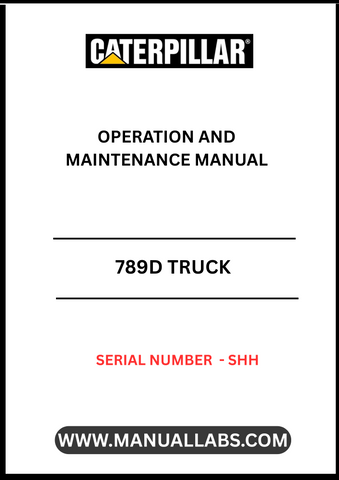 Enhance your operational efficiency with the CAT 789D Truck Operation and Maintenance Manual, specifically designed for serial number SHH. This comprehensive guide provides essential insights into the truck's features, ensuring you maximize its performance and longevity.