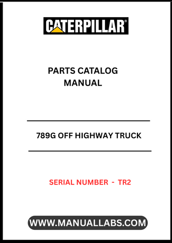 Discover the essential CAT 789G Off Highway Truck Parts Catalog Manual, specifically designed for serial number TR2. This comprehensive manual is your go-to resource for identifying and sourcing the right parts for your heavy-duty truck, ensuring optimal performance and longevity.