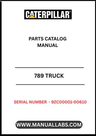 Discover the essential CAT 789 Truck Parts Catalog Manual, specifically designed for models with serial numbers ranging from 9ZC00001 to 00610, powered by the robust 3516 engine. This comprehensive manual serves as your go-to resource for identifying and sourcing the right parts for your heavy-duty truck, ensuring optimal performance and longevity.