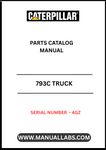 Discover the essential CAT 793C Truck Parts Catalog Manual, specifically designed for serial number 4GZ. This comprehensive guide is your go-to resource for identifying and sourcing the right parts for your heavy-duty truck, ensuring optimal performance and longevity.